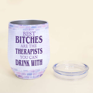 Bar Friends, Gift For Friends, Personalized Tumbler, Drinking Friends Tumbler - Wine Tumbler - GoDuckee