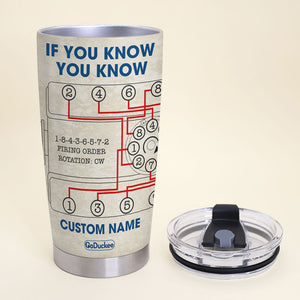 Hot Rod If You Know Personalized Tumbler Cup Gift For Loved Ones - Tumbler Cup - GoDuckee