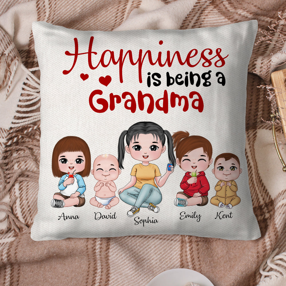 Family Anniversary, Happy Day Family Pillow Gift - Pillow - GoDuckee