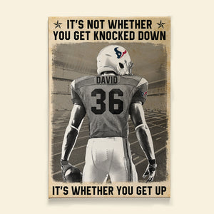 American Football, 01qhqn131222 Personalized Canvas Print - Poster & Canvas - GoDuckee