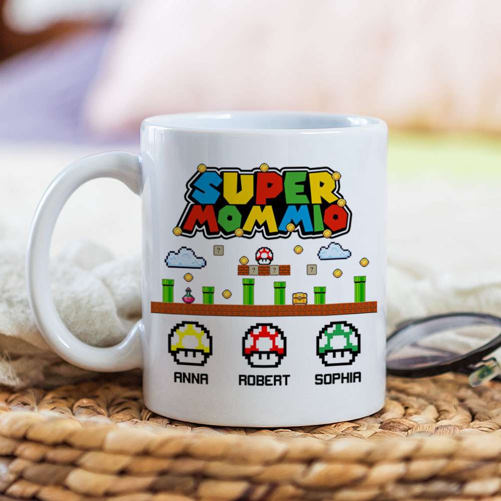Super Family Personalized White Mug, Family Gift - Coffee Mug - GoDuckee