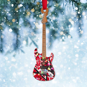 Electric Guitar Personalized Christmas Ornament Gift For Guitar Lovers - Ornament - GoDuckee