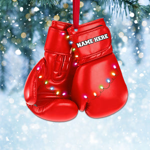 Boxing Set Personalized Christmas Ornament Gift For Boxing Lovers - Ornament - GoDuckee
