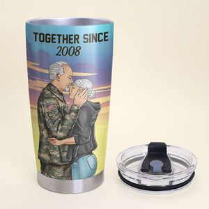 Personalized Military Couple Tumbler - You're Always My Commander-In-Chief - Tumbler Cup - GoDuckee