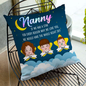 If Had A Star, Personalized Pillow, Gift For Grandma - Pillow - GoDuckee