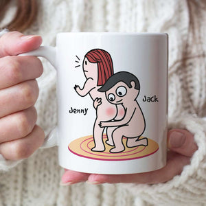 Your Personality Is As Fine As Your Ass Personalized Mug, Funny Gift For Her - Coffee Mug - GoDuckee