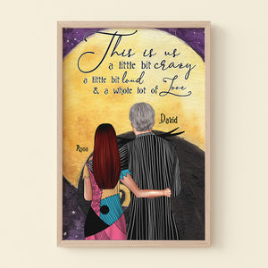 Pumpkin King & Queen, This Is Us, Crazy, Loud, Lover - Personalized Couple Poster Canvas - Poster & Canvas - GoDuckee