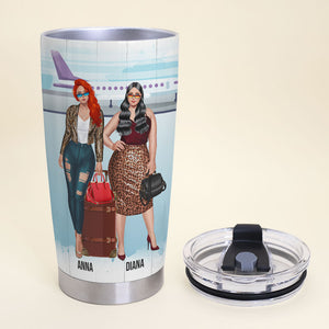 Personalized Girls Trips Tumbler - Thank You For Always Being My My Side - Tumbler Cup - GoDuckee