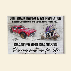 Personalized Dirt Track Racing Wall Art - Dirt Track Racing Is An Inspiration dtracing2104 - Poster & Canvas - GoDuckee