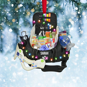 EMT Bag- Personalized Christmas Ornament- Best Gift For EMT Workers - Ornament - GoDuckee