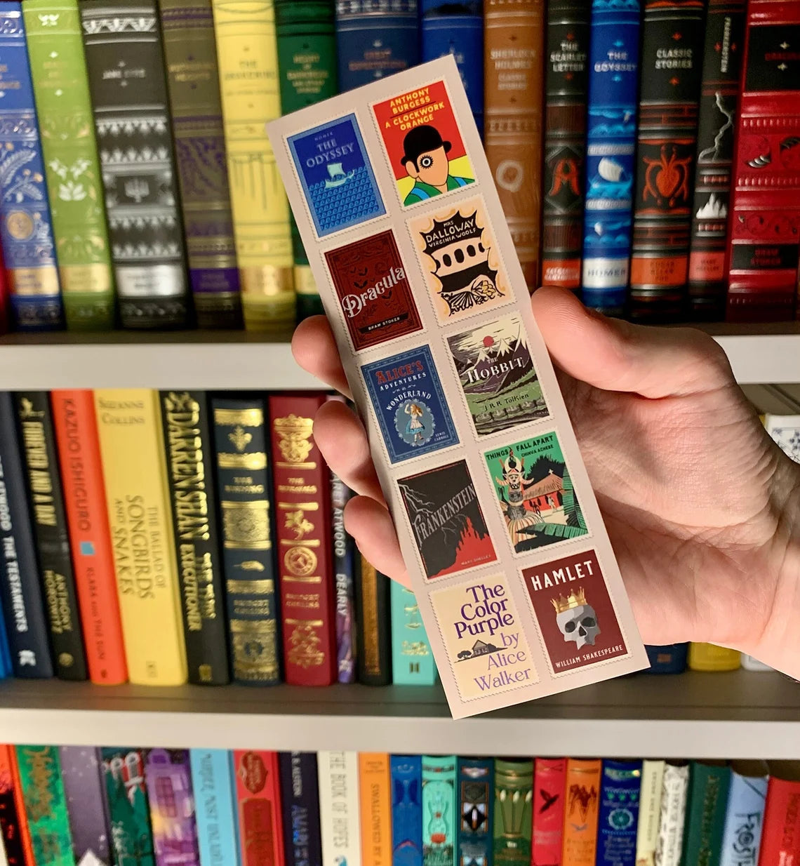Classic Book Collection, Personalized Wooden Bookmark, Custom Book Covers - Bookmarks - GoDuckee