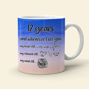 Whenever I See You, Personalized Couple White Mug, Couple Gift - Coffee Mug - GoDuckee