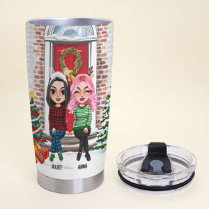 Here Is Another Year Of Laughing Together Personalized Tumbler, Gift For Friends - Tumbler Cup - GoDuckee