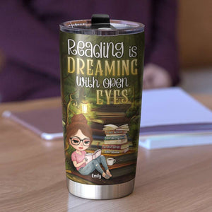 Book Girl 03bhqn040223hh Personalized Tumbler - Tumbler Cup - GoDuckee