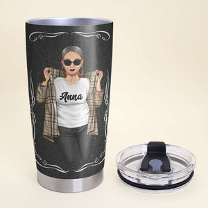 J.Daniels Personalized Mother's Day Tumbler Cup - Quality Without Compromise - Cool Woman MOM2104 - Tumbler Cup - GoDuckee