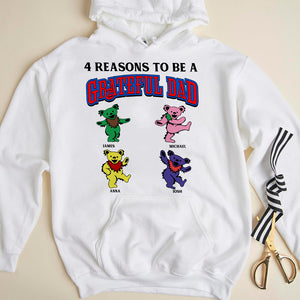 Reasons To Be A Grateful Dad Personalized Father Shirts - Shirts - GoDuckee