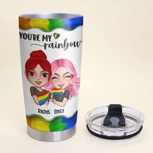 You're My Rainbow - Personalized Tumbler Cup - Tumbler Cup - GoDuckee