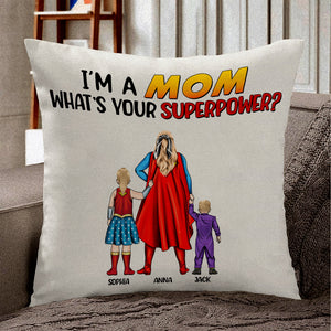 Mom 01DNTN010423TM Personalized Square Pillow - Pillow - GoDuckee