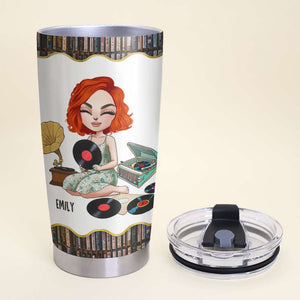 Personalized Analog Girl Tumbler - Just An Analog Girl In A Digital World - Tumbler Cup - GoDuckee