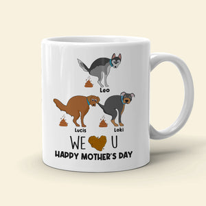 We Make Eye Contact- Gift For Dog Lovers- Personalized Coffee Mug- Mother's Day Mug - Coffee Mug - GoDuckee
