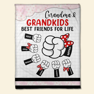 Grandma Personalized Blanket 06QHQN050423 - Blanket - GoDuckee