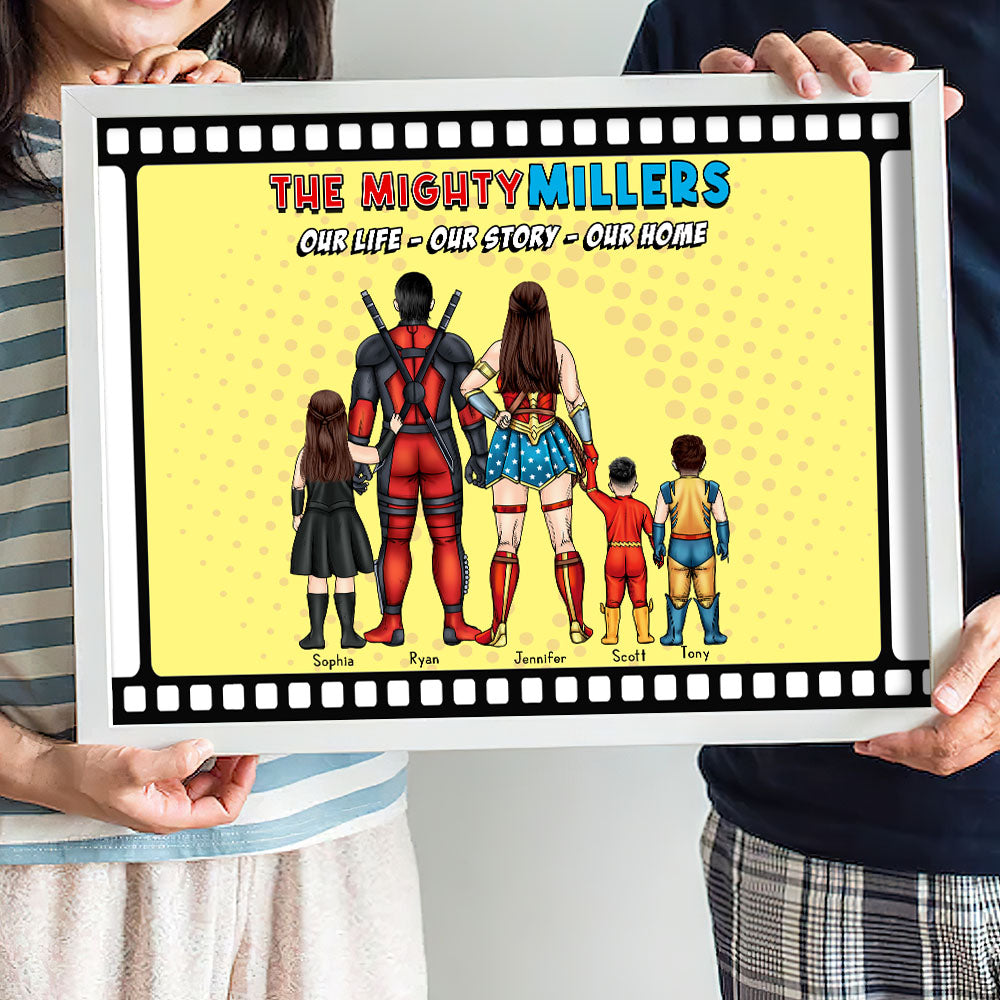 Family 03dnpo010423tm Personalized Canvas Print - Poster & Canvas - GoDuckee