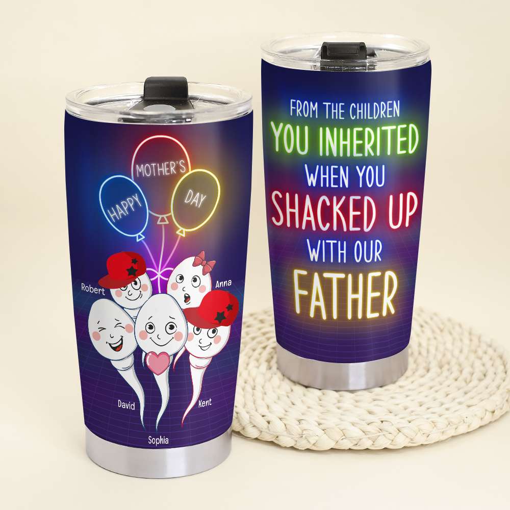 Gift For Mom, Personalized Tumbler, Mom And Kids Tumbler, Mother's Day -  GoDuckee