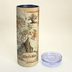 J.R.R. Tolkien LOTR Middle Earth 2 - Personalized Tumbler - Tumbler Cup - GoDuckee