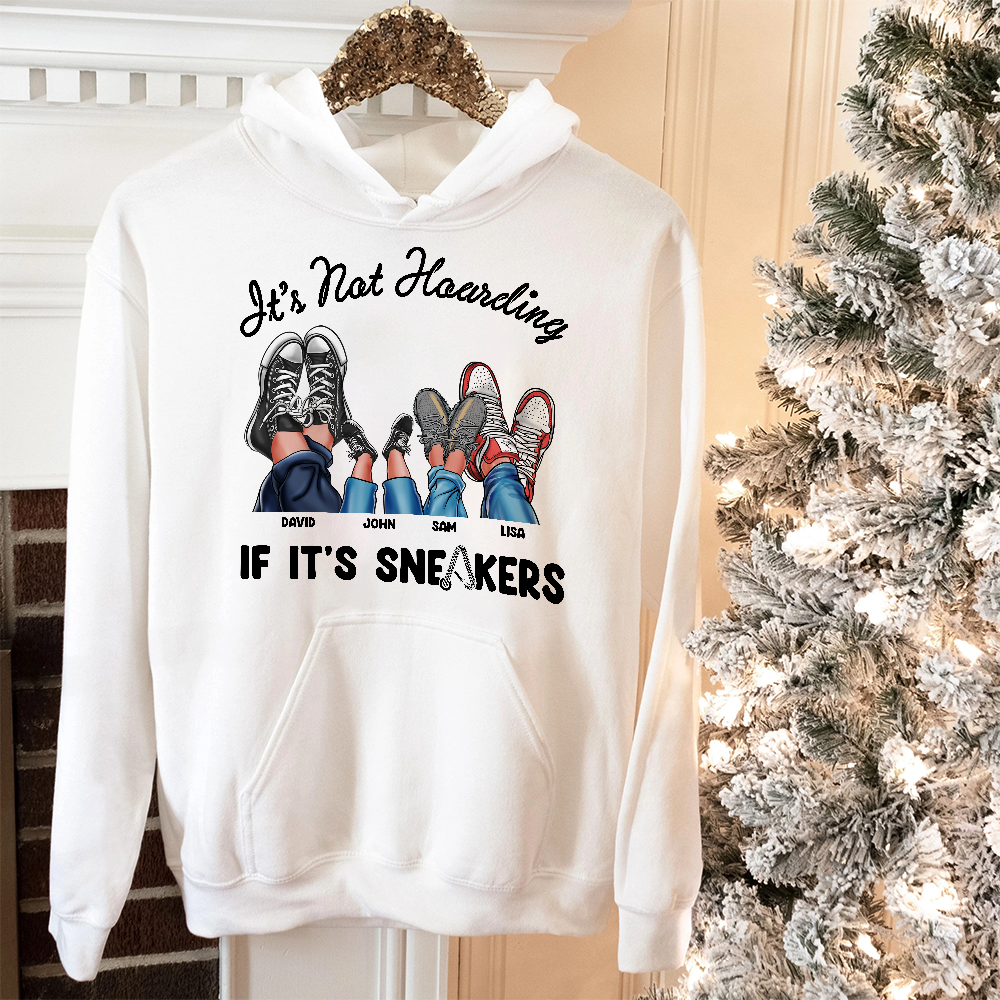 Sneaker Family It's Not Hoarding If It's Sneakers, Personalized Shirt - Shirts - GoDuckee