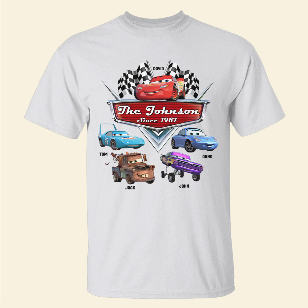 Personalized Classic Car Family Shirt, Gift For Family - Shirts - GoDuckee