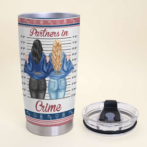 Partner In Crime Personalized Tumbler Cup, Gift For Friends - Tumbler Cup - GoDuckee