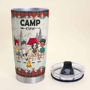 Drunkest Bunch Of Assholes This Side Of The Campground Personalized Camping Tumbler Cup - Tumbler Cup - GoDuckee