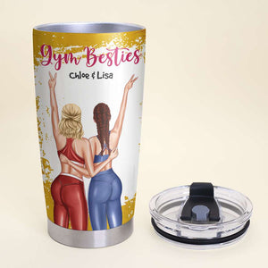 Personalized Gym Bestie Tumbler - Blister Heal Muscles Recover Last A Lifetime - Tumbler Cup - GoDuckee