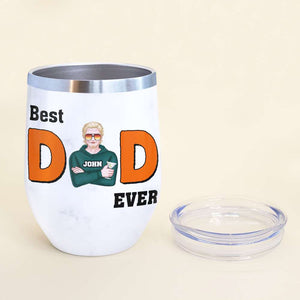 Drinking Dad - Personalized Wine Tumbler - Best Dad Ever - Buy Gifts For Fact - Wine Tumbler - GoDuckee