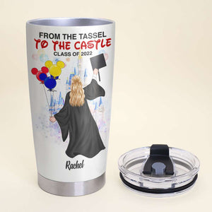 From The Tassel To The Castle - Personalized Tumbler Cup - Tumbler Cup - GoDuckee