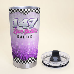 Personalized Racing Mama Tumbler - Get Ready For Some Yellin Cause It's About To Get Real - Tumbler Cup - GoDuckee