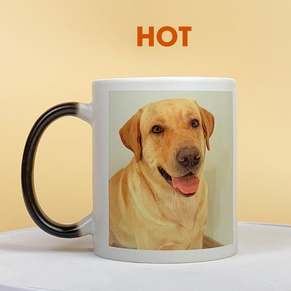 World's Best Dog Dad - Personalized Magic Mug - Magic Mug - GoDuckee