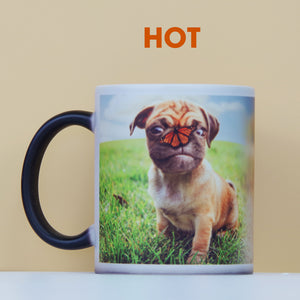 Custom Photo Magic Mug, Gift For Dog Lovers - Magic Mug - GoDuckee