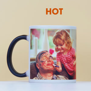 Father & Daughter - Custom Photo Magic Mug - Magic Mug - GoDuckee