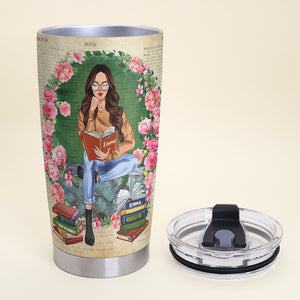 Jane Austen - Personalized Tumbler Cup - Tumbler Cup - GoDuckee