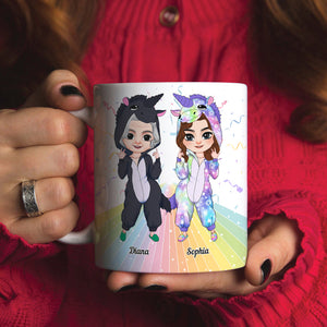 Mama Unicorn, Mother And Daughter Personalized Coffee Mug, Gift For Mama - Coffee Mug - GoDuckee