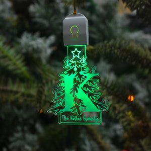 Christmas Tree Shaped Family Ornament, Led Acrylic Custom Shape Ornament - Ornament - GoDuckee