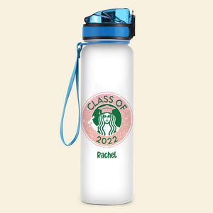 Custom Number & Name - Water Tracker Bottle - Refill Graduate - Water Bottles - GoDuckee