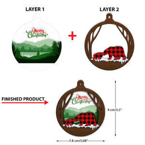 Personalized Camping Couple Ornament, Christmas Tree Decor - Ornament - GoDuckee