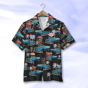 Custom Car Photo Hawaiian Shirt, Aloha Shirt, Summer Gift, Gift For Car Lovers - Hawaiian Shirts - GoDuckee