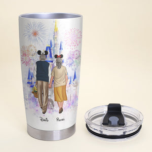 Old Couple 20 Magical Years And Still Happily Ever After Personalized Tumbler Cup Gift For Couple - Tumbler Cup - GoDuckee
