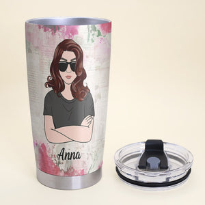 Personalized Mother and Daughter Tumbler - Thank You For All The Help You Give For Being There - Tumbler Cup - GoDuckee