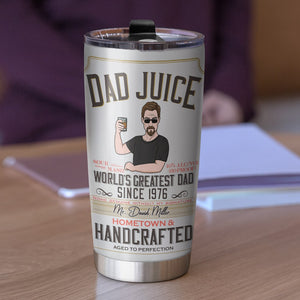 World's Greatest Dad Personalized Jim Beam Dad Tumbler Cup Gift For Dad - Tumbler Cup - GoDuckee