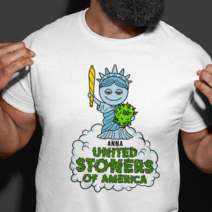 United Stoners Of America Personalized Weed Shirt Gift For Him - Shirts - GoDuckee