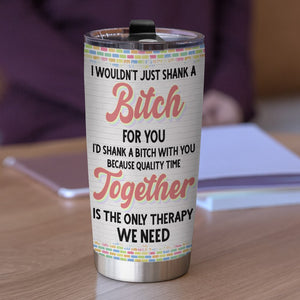 You're The She To My Nanigans- Gift For Friend- Personalized Tumbler- Funny Unicorn Friends Tumbler - Tumbler Cup - GoDuckee